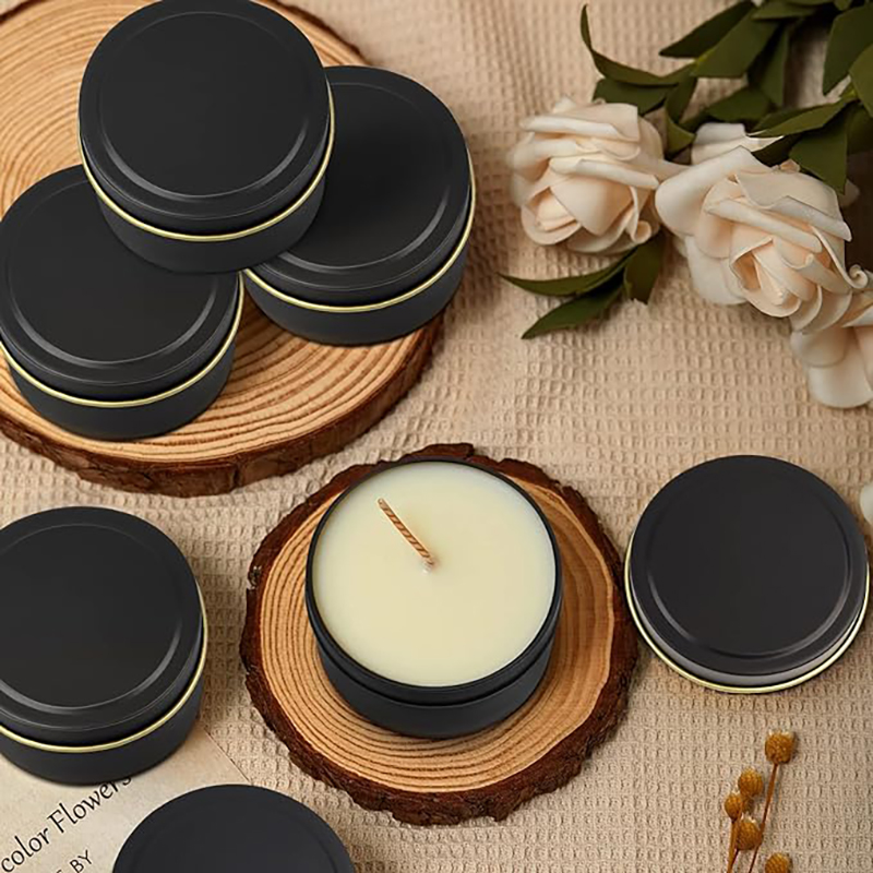 Metal Tin Lid 4Oz - Kaleng lilin 4 OZ 24 buah