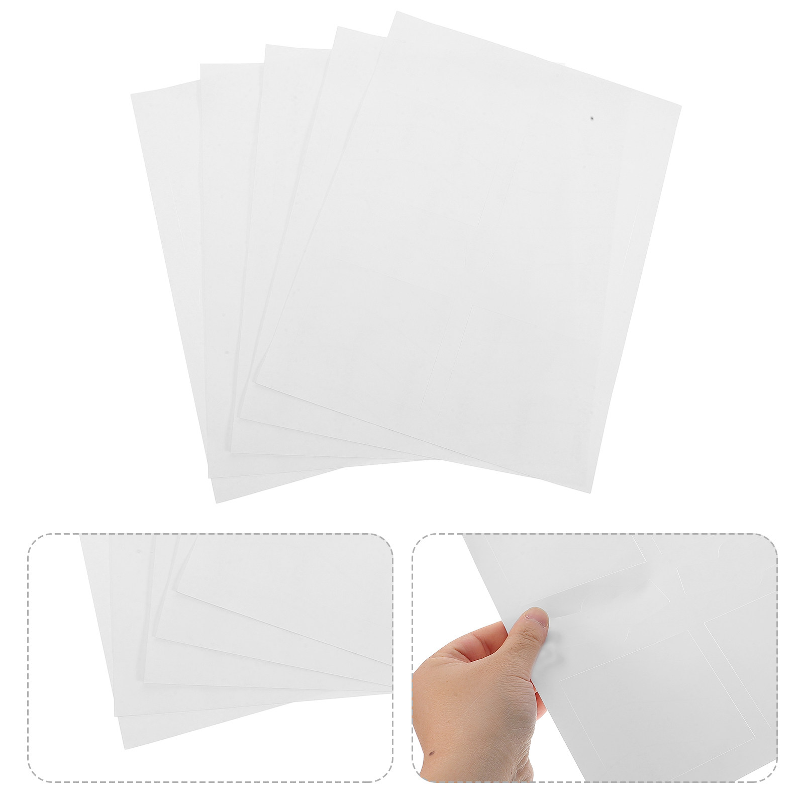 Sticker Label Template - 10 Lembar Stiker Label Anggur Tahan