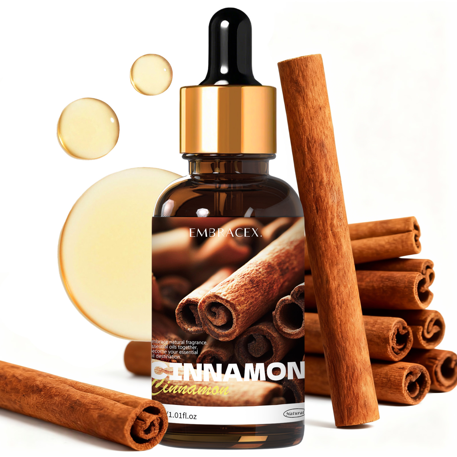 Candle Supplies Essential Oils - 30ml Minyak Esensial Kayu Manis Murni,
