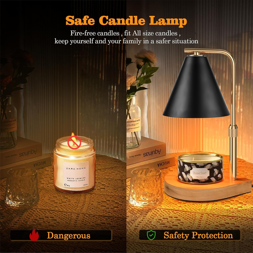 Lampu Pemanas Lilin Hitam deng - Candle Souvenir ulasan dan harga