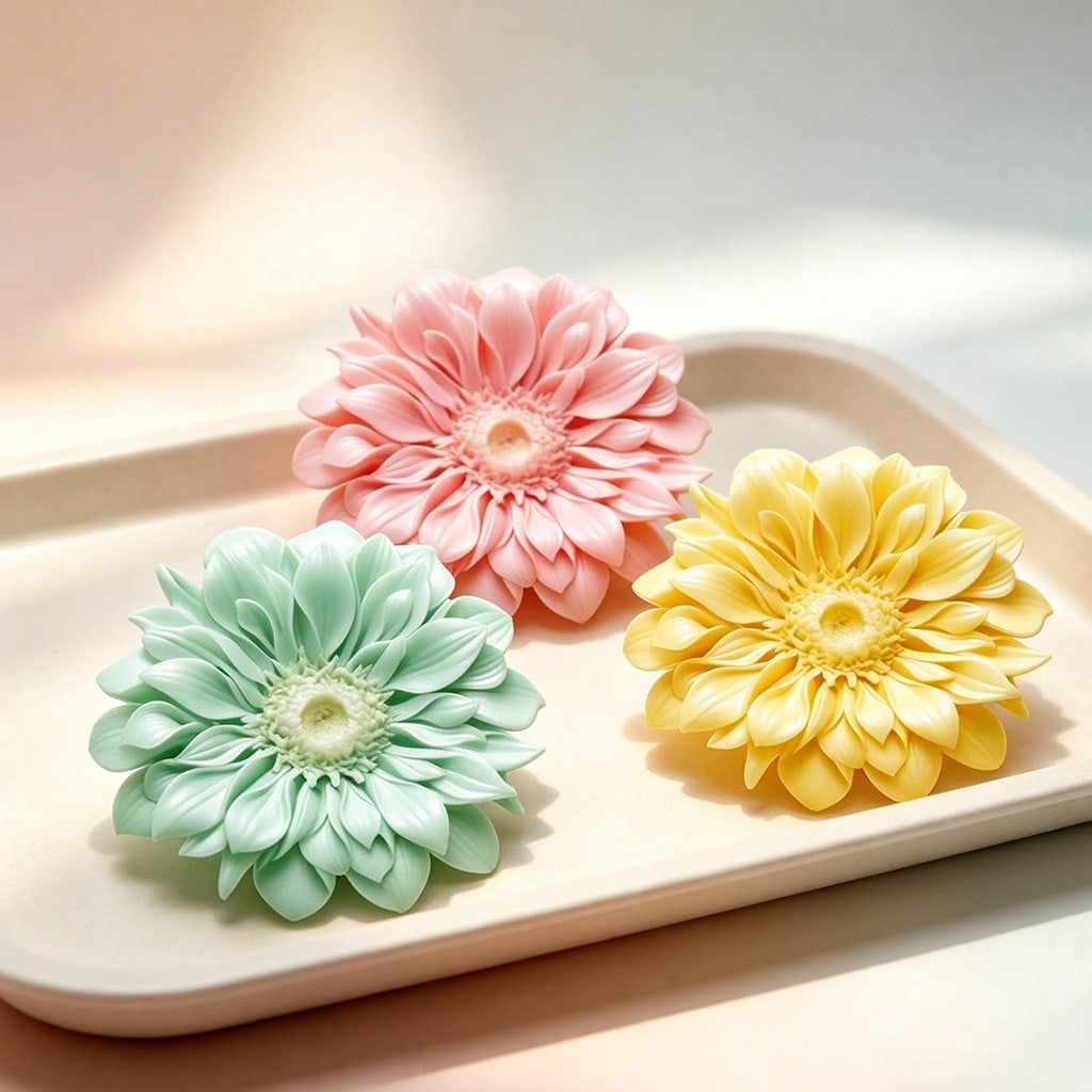 Cetakan Lilin Silikon Gerbera  - Candle Souvenir ulasan dan harga