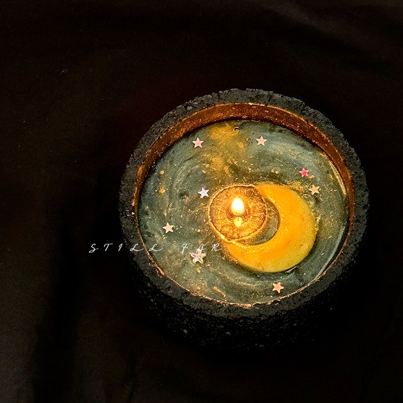 Lilin Aromaterapi Bulan Melele - Candle Souvenir ulasan dan harga