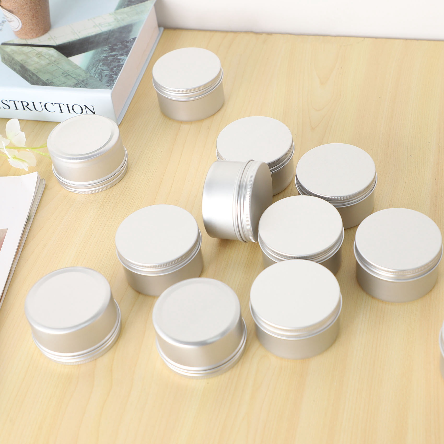 BARU TERLARIS Tersedia-12Pcs K - Metal Tin Lid 4Oz ulasan dan harga