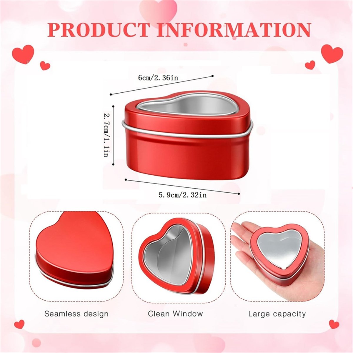 A56K 24Pcs 4Oz Kaleng Logam Be - Metal Tin Lid 4Oz ulasan dan harga