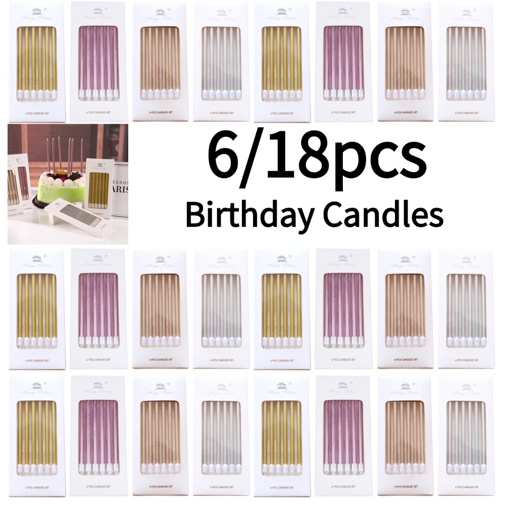 6/18pcs Lilin Ulang Tahun Loga - Candle Supply ulasan dan harga