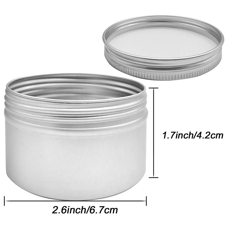 12Pcs Kaleng Lilin Logam 4Oz u - Metal Tin Lid 4Oz ulasan dan harga