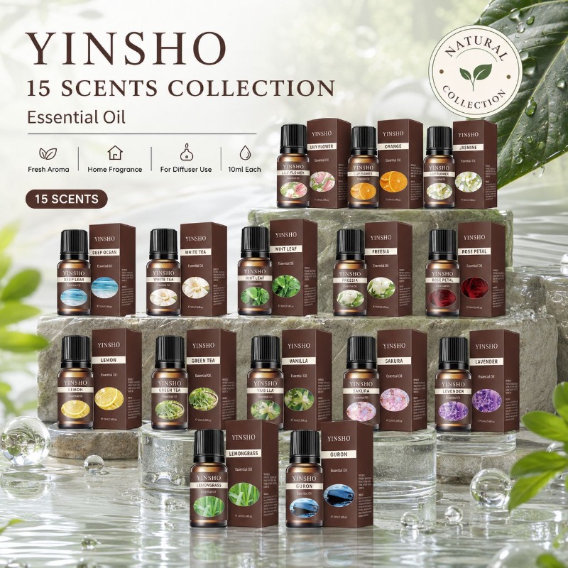 Set Minyak Esensial Aromaterap - Candle Supplies Essential Oils ulasan dan harga