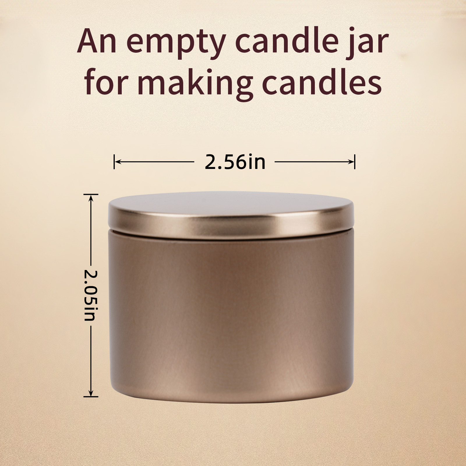24-Pack Kaleng Lilin Logam 8oz - Metal Tin Lid 4Oz ulasan dan harga