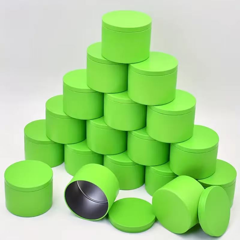 24-Pack Kaleng Lilin Logam 8oz - Metal Tin Lid 4Oz ulasan dan harga